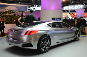 Peugeot at the Mondial de l'Automobile in Paris