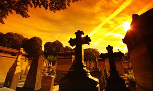 Paris cemetery Pere Lachaise