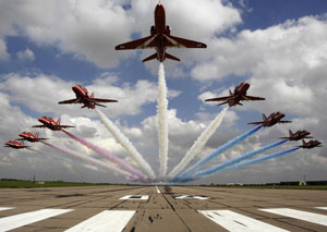 The Red Arrows aerial display team