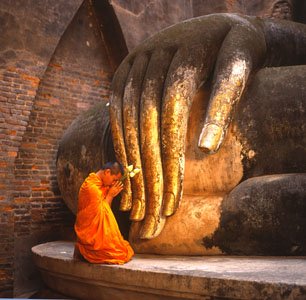 A Thai Buddhist monk