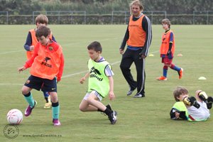 Claudio Caniggia kids football clinic Photo Gary Edwards