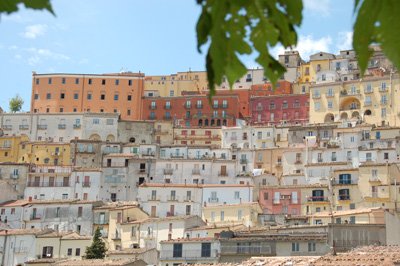 A view of Calitri borgo